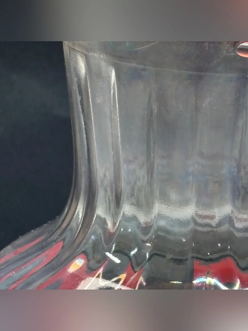 Anchor Hocking Fiesta Stripe Juice Pitcher carafe grandma core
